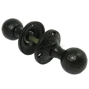 Czarna gałka stalowa podwójna obrotowa, angielskiej firmy ZOO Hardware. Precyzyjne wykonanie i wysoka jakość!!! - Meble modułowe i akcesoria - miniaturka - grafika 1