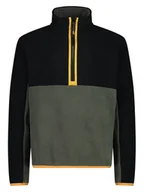 Bluzy męskie - CMP Bluza polarowa w kolorze czarno-oliwkowym - miniaturka - grafika 1