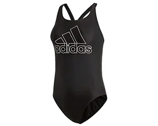 adidas damski kostium kąpielowy bos czarny/biały 26" - Stroje kąpielowe - miniaturka - grafika 1