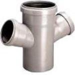 Wavin Czwórnik HT jednopłaszczyznowy 50x50x50mm sanitarny 3260450056