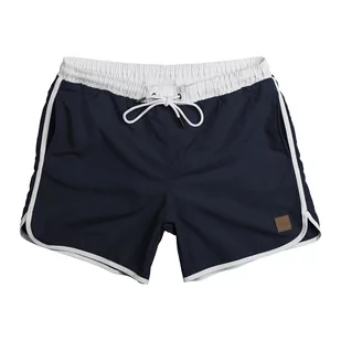 spodenki kąpielówki URBAN - RETRO NAVY-S - Kąpielówki męskie - miniaturka - grafika 1