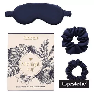 Alkmie Midnight Hug Opaska na oczy 1 szt + gumki scrunchie 2 szt - Akcesoria do bielizny - miniaturka - grafika 1