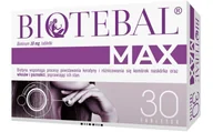Włosy, skóra, paznokcie - Polpharma Biotebal MAX, biotyna 10 mg, na włosy i paznokcie, 30 tabletek - miniaturka - grafika 1
