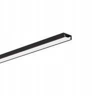 Akcesoria do oświetlenia - Profil Led aluminiowy Kluś Micro-plus anodowany czarny 3m - miniaturka - grafika 1
