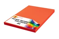 Szkolne artykuły papiernicze - Papier techniczny A4 220g czerwony jasny 50 arkuszy - miniaturka - grafika 1