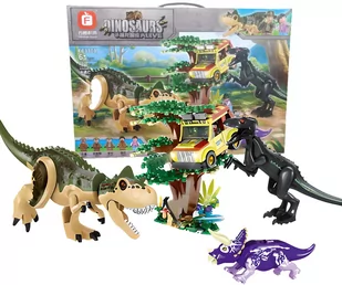 Klocki Park Jurajski  Dinozaury Wyprawa Tyranozaur - Klocki - miniaturka - grafika 1