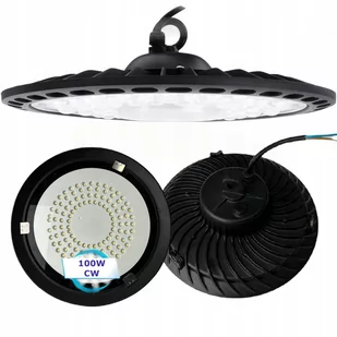 Lampa przemysłowa LED High Bay - UFO 100W IP65 - Biały zimny (6000K) - 100 Lm/W - Oprawy, klosze i abażury - miniaturka - grafika 1