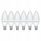 Żarówki LED - Żarówka E14 świeczka Led 12W 4000K neutralna biel świecowa niemrugająca - miniaturka - grafika 1