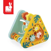 Łamigłówki - Janod, Trójkąt wielofunkcyjny, Tropik, 12m+ - miniaturka - grafika 1