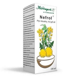 Herbapol Nefrol płyn doustny 100 ml 4680701 - Układ moczowy i płciowy - miniaturka - grafika 1