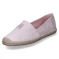 Espadryle damskie - Tommy Hilfiger Damskie haftowane płaskie espadryle, różowy (Whimsy Pink), Kapryśny różowy, 40 EU - miniaturka - grafika 1