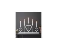 Oświetlenie świąteczne - Markslöjd 705830 - LED Świecznik bożonarodzeniowy MELISSA 5xE10/3W/230V biały - miniaturka - grafika 1