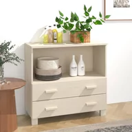 Regały - Lumarko Regał, miodowy brąz, 85x35x80 cm, drewno sosnowe - miniaturka - grafika 1