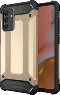 Etui i futerały do telefonów - Pancerne hybrydowe etui Hybrid Armor pokrowiec na Samsung Galaxy A56 - złote - miniaturka - grafika 1