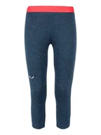 Spodnie sportowe damskie - Salewa Legginsy funkcyjne "Boa" w kolorze niebieskim - miniaturka - grafika 1