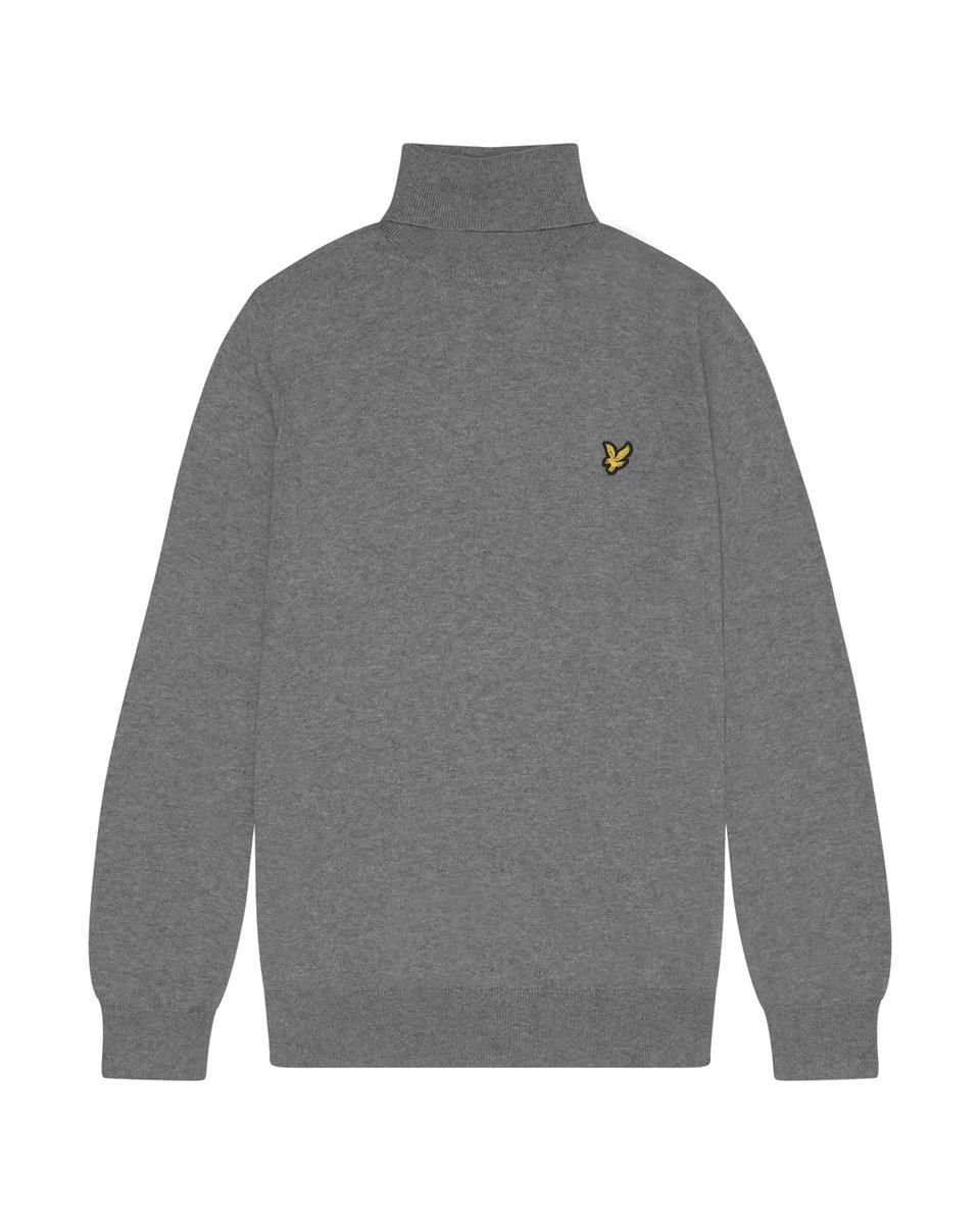 maglie uomo lyle and scott 1874 kn2103v cotton merino t28 mid grey marl