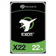 Dyski HDD - Dysk twardy Seagate Exos X22 3.5'' HDD 22TB 7200RPM SATA 6Gb/s 256MB | ST22000NM001E - miniaturka - grafika 1