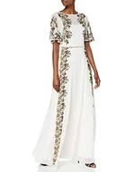 Sukienki - Frock and Frill Joyce damska haftowana sukienka maxi formalna noc - miniaturka - grafika 1