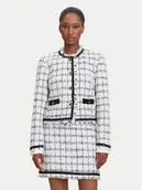 Marynarki i żakiety damskie - KARL LAGERFELD Marynarka A3W14038 Écru Regular Fit - miniaturka - grafika 1