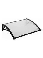 Akcesoria do grilla - Lifa Living Markiza w kolorze czarnym na drzwi - 100 x 23 x 100 cm - miniaturka - grafika 1