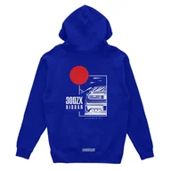 Odzież do sportów motorowych - Bluza z kapturem Nissan 300ZX niebieska-XXL - miniaturka - grafika 1
