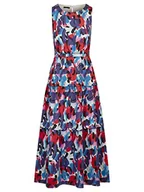 Sukienki - ApartFashion Damska sukienka maxi, Niebieski-wielokolorowy., 40 - miniaturka - grafika 1