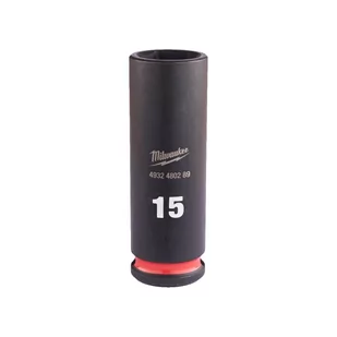 Milwaukee nasadka udarowa 15 mm 3/8" 6-kątna Shockwave długa metryczna 4932480289 - Klucze i nasadki - miniaturka - grafika 1