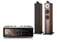Zestawy stereo - Rose RS520 (srebrny) + 703 S3 (mokka) - miniaturka - grafika 1