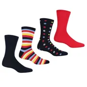 Skarpetki damskie - Skarpetki damskie Regatta Lifestyle zestaw 4pak kolorowe - REGATTA - miniaturka - grafika 1