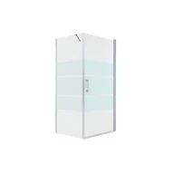 Kabiny prysznicowe - Kabina prysznicowa 80 x 100 cm Remix Sensea - miniaturka - grafika 1