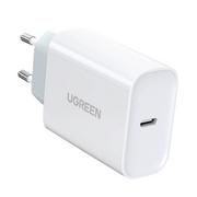 Ładowarki do telefonów - Ładowarka sieciowa UGREEN CD127, USB-C, PD3.0, QC4.0, 30W (biały) - miniaturka - grafika 1