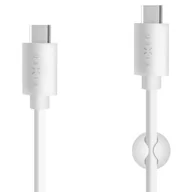 Kable USB - Fixed Kabel Data Cable USB-C / USB-C 60W 2m, biały - miniaturka - grafika 1