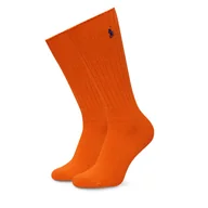 Skarpetki męskie - Skarpety wysokie unisex Polo Ralph Lauren 449915908043 Pomarańczowy - miniaturka - grafika 1