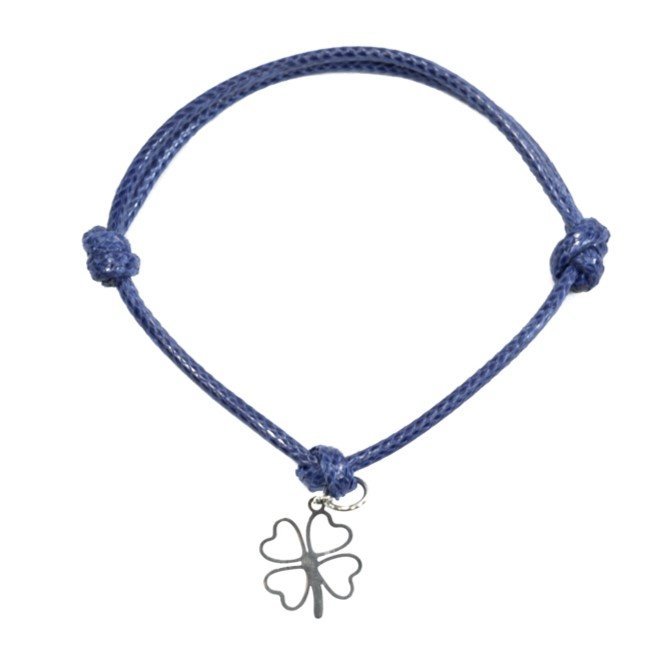 Bransoletka koniczyna stal chirurgiczna regulowana / JG. Projekt