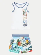Koszulki i topy damskie - Guess Komplet top i spodenki I4GG19 K8HM3 Kolorowy Regular Fit - miniaturka - grafika 1