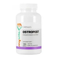 Suplementy naturalne - MyVita Ostropest Plamisty 80% Sylimaryny Standaryzowany Ekstrakt 125Mg 120 kaps. - miniaturka - grafika 1