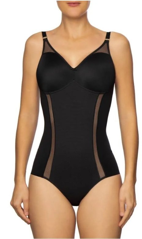 Felina body modelujące czarne obciskające 0250222 miękkie bez fiszbin 85F