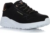 Buty trekkingowe damskie - Tenisówki Skechers Model Uno Lite-metallic Mo Kolor Czarny - miniaturka - grafika 1