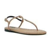 Sandały damskie - Patrizia Pepe Skórzane sandały - miniaturka - grafika 1