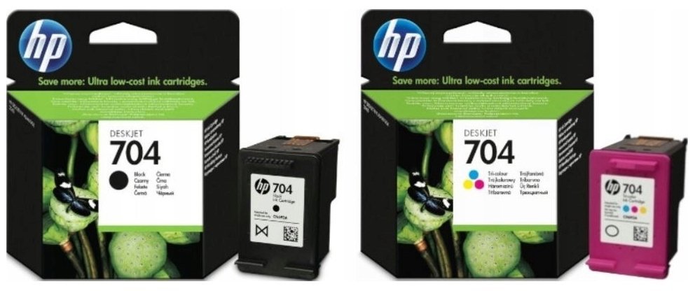 Tusz HP Komplet tuszy 704 CN692AE+CN693AE