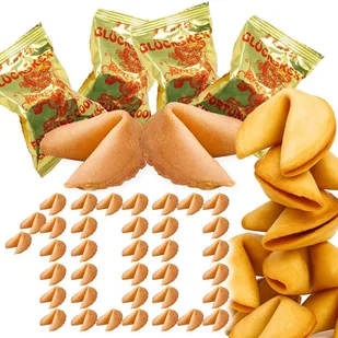 CIASTECZKA z wróżbą chińskie na szczęście PODZIĘKOWANIE ANDRZEJKI 100szt - Przekąski dla dzieci CIASTECZKA z wróżbą chińskie na szczęście PODZIĘKOWANIE ANDRZEJKI 100szt - Przekąski dla dzieci - miniaturka - grafika 1