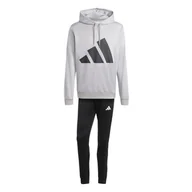 Dresy męskie - Męski Dres ADIDAS M BL FT HD TS JI8870 – Szary - miniaturka - grafika 1