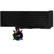Tuning komputera - akcesoria - Lian Li GA II Hydroshift II LCD-C 360N Obudowa komputera Radiator Czarny - miniaturka - grafika 1