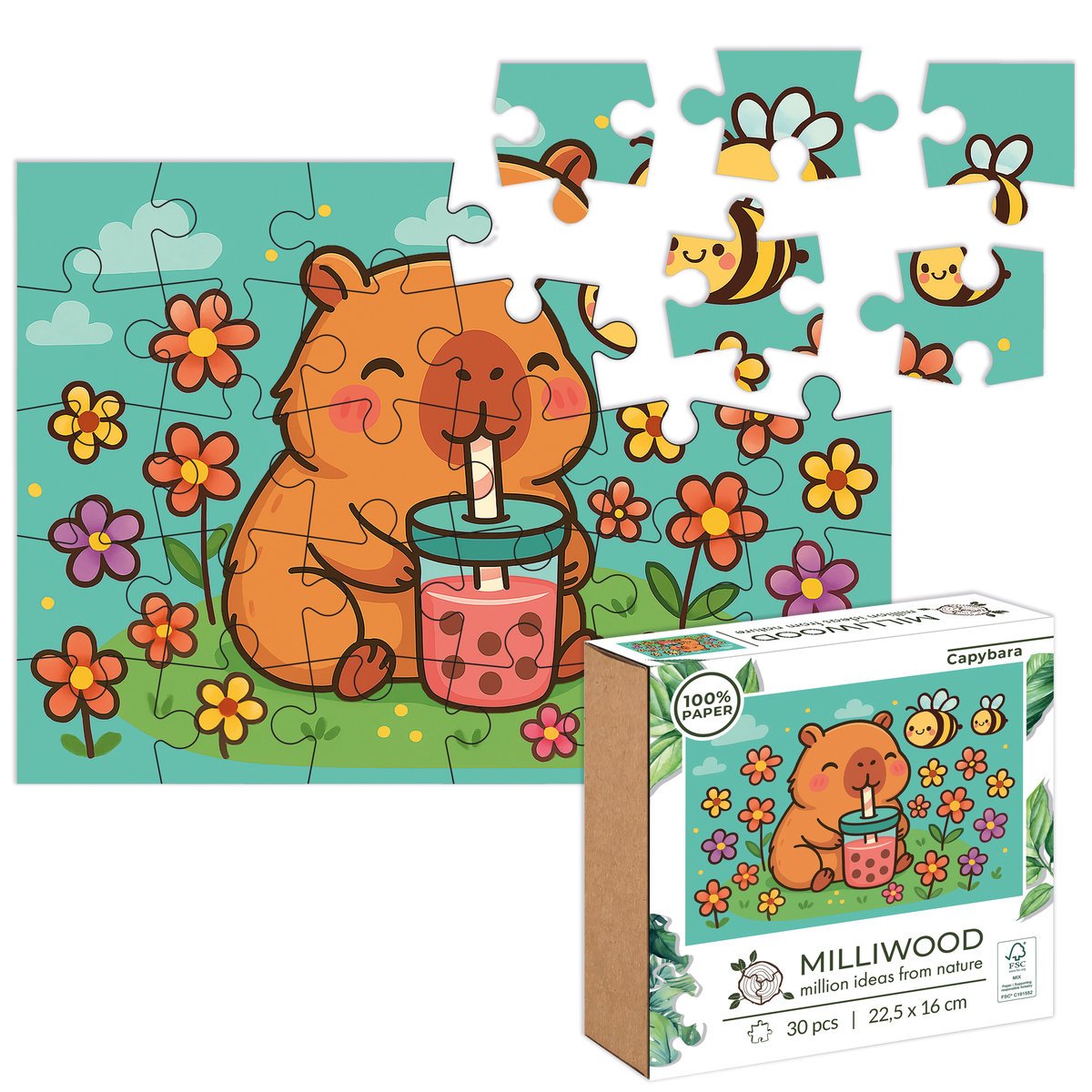 Puzzle Tradycyjne Milliwood - Kapibara