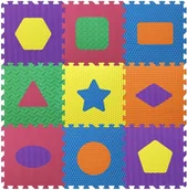 Zabawki interaktywne dla dzieci - Mata piankowa sensoryczna różne struktury puzzle piankowe - miniaturka - grafika 1