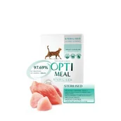 Mokra karma dla kotów - KORMOTECH OPTIMEAL Z Indykiem i Kurczakiem dla kotów sterylizowanych i po kastracji Pakiet 9+3 GRATIS - miniaturka - grafika 1