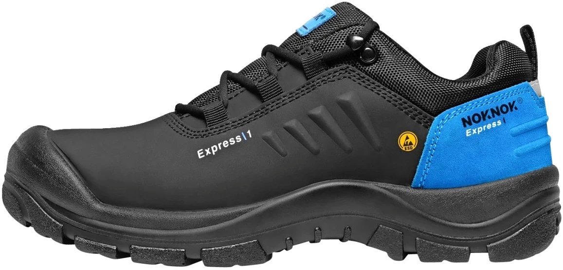 Noknok Sikkerhedssko EXP1 m/sømværn S3 sort 43