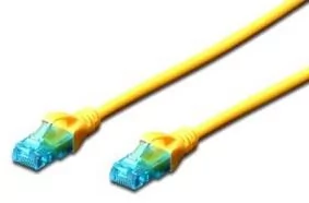 Digitus Kabel patch-cord UTP CAT.5E gelb 1,5 m 15 LGW DK-1512-015/Y - Kable miedziane - miniaturka - grafika 1