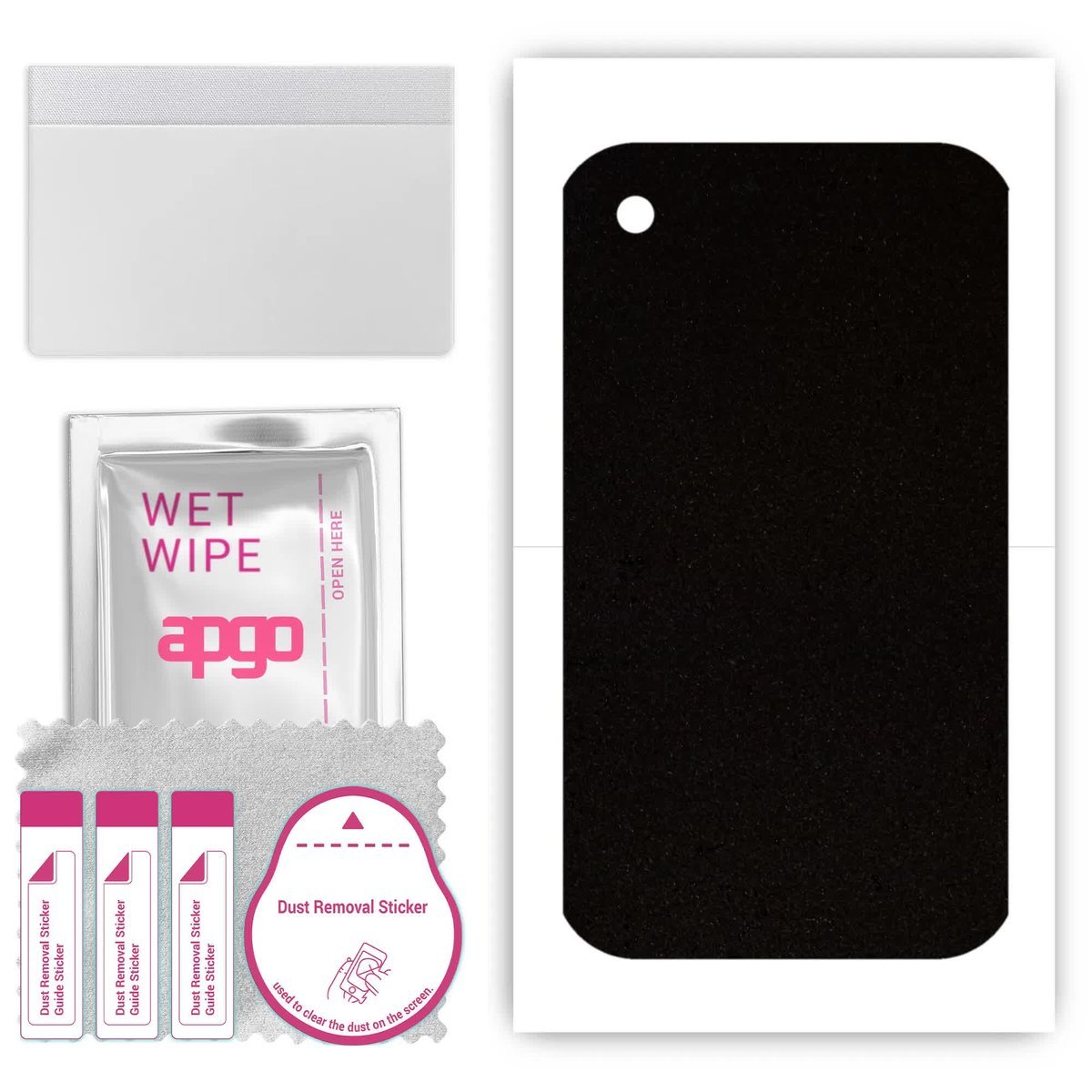 Folia naklejka skórka strukturalna na TYŁ Zamsz do Apple iPhone 3GS - Zamsz Czarny - apgo SKINS