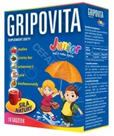 Przeziębienie i grypa - Natur Produkt Zdrovit Gripovita Junior 10 szt. - miniaturka - grafika 1